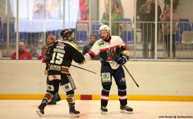 Photo hockey match Nimes - Luxembourg le 23/02/2019