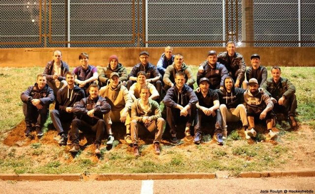 Photo hockey match Nimes - Luxembourg le 23/02/2019