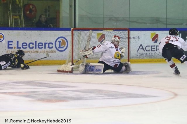 Photo hockey match Rouen - Chamonix  le 01/03/2019