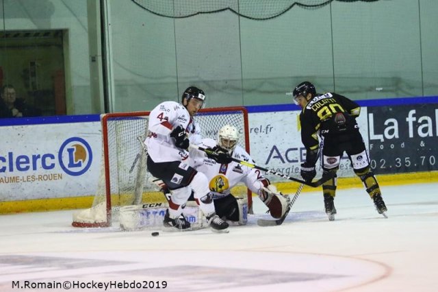 Photo hockey match Rouen - Chamonix  le 02/03/2019