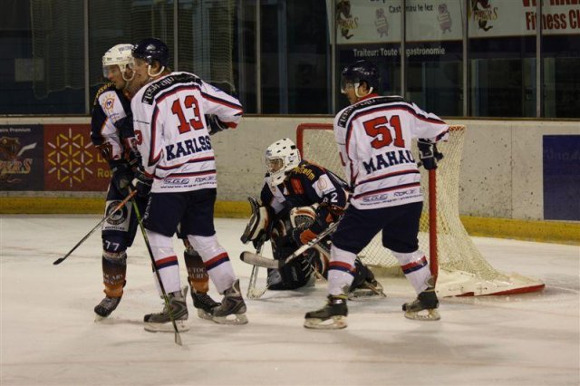 Photo hockey match Montpellier  - Nice le 21/03/2009