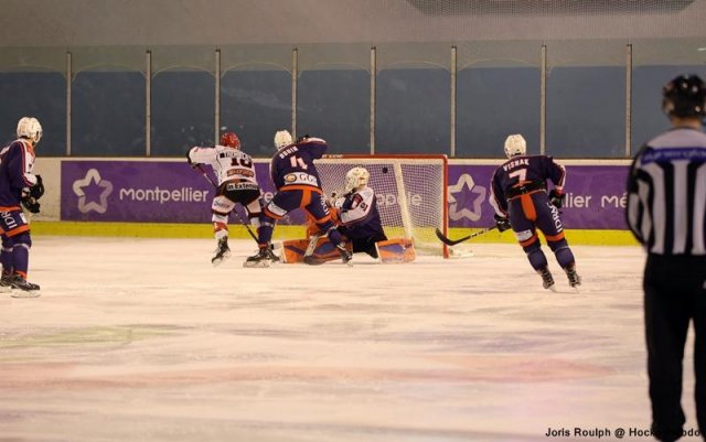 Photo hockey match Montpellier  - Cholet  le 02/03/2019
