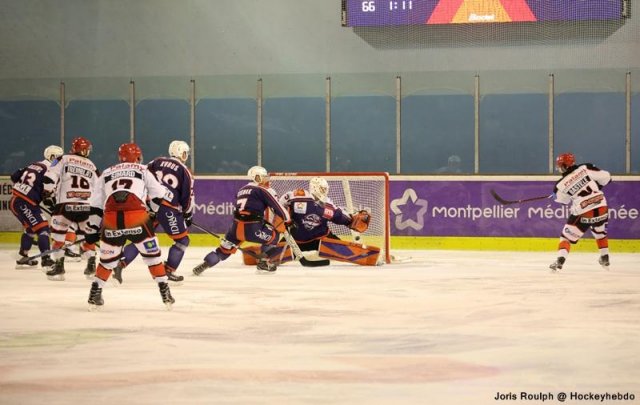 Photo hockey match Montpellier  - Cholet  le 02/03/2019