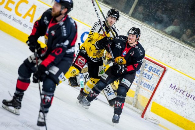 Photo hockey match Chamonix  - Rouen le 05/03/2019