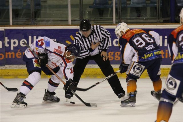 Photo hockey match Montpellier  - Nice le 21/03/2009