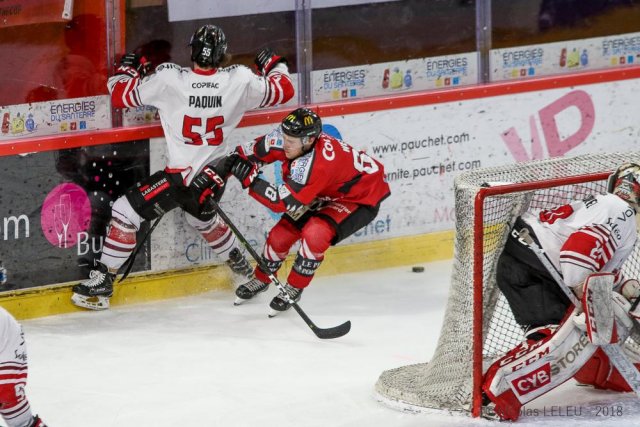 Photo hockey match Amiens  - Bordeaux le 08/03/2019