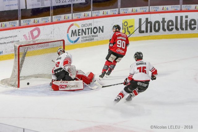 Photo hockey match Amiens  - Bordeaux le 08/03/2019