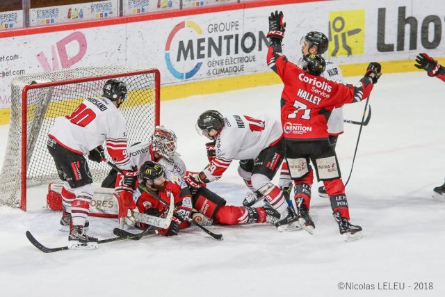 Photo hockey match Amiens  - Bordeaux le 08/03/2019