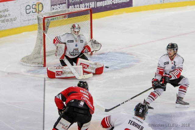 Photo hockey match Amiens  - Bordeaux le 08/03/2019
