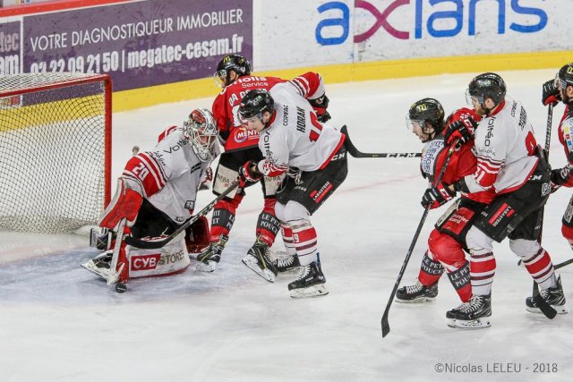 Photo hockey match Amiens  - Bordeaux le 08/03/2019