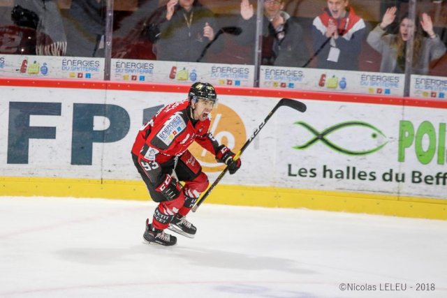 Photo hockey match Amiens  - Bordeaux le 08/03/2019