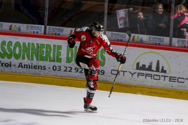 Photo hockey match Amiens  - Bordeaux le 08/03/2019