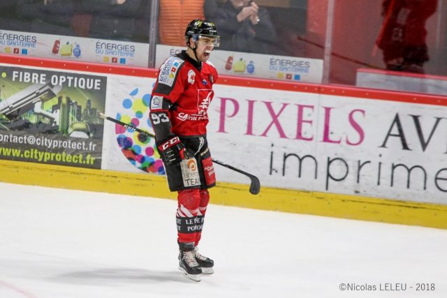 Photo hockey match Amiens  - Bordeaux le 08/03/2019