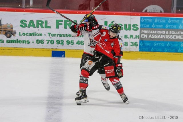Photo hockey match Amiens  - Bordeaux le 08/03/2019