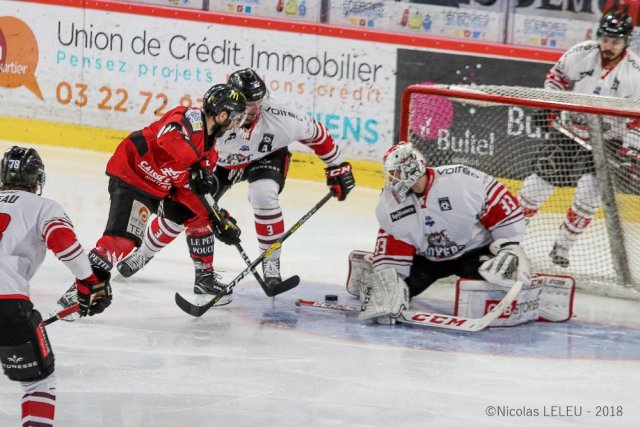 Photo hockey match Amiens  - Bordeaux le 08/03/2019