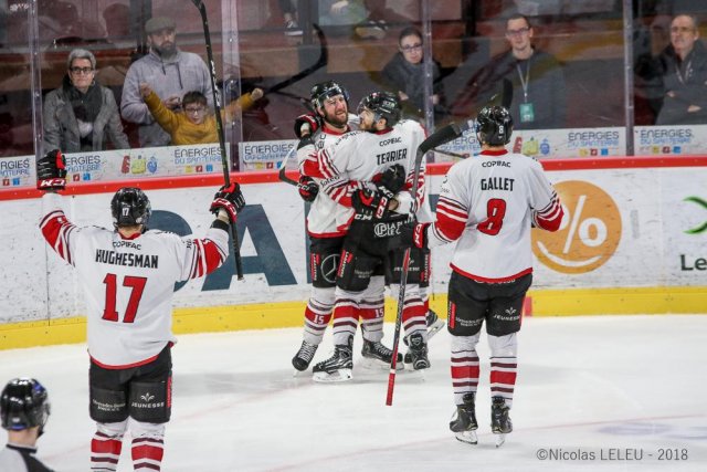 Photo hockey match Amiens  - Bordeaux le 08/03/2019