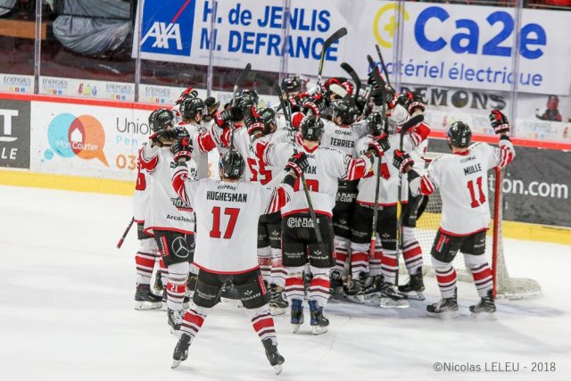 Photo hockey match Amiens  - Bordeaux le 08/03/2019