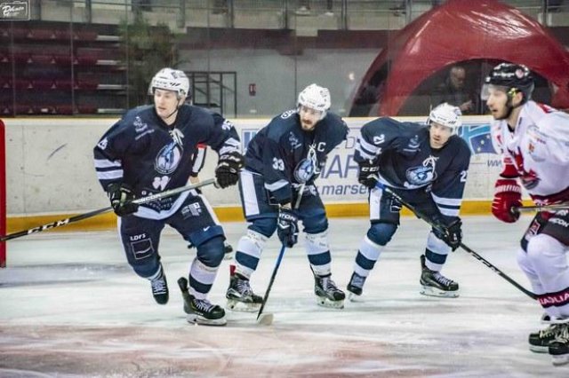 Photo hockey match Marseille - Briançon  le 10/03/2019