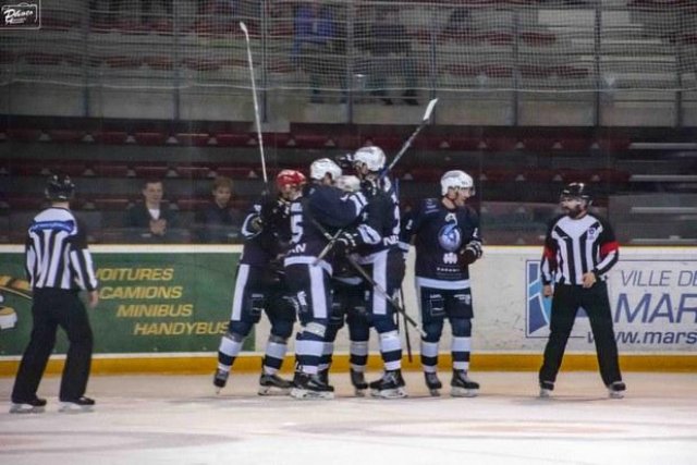 Photo hockey match Marseille - Briançon  le 10/03/2019