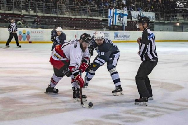 Photo hockey match Marseille - Briançon  le 10/03/2019