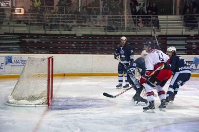 Photo hockey match Marseille - Briançon  le 10/03/2019