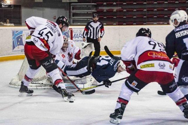 Photo hockey match Marseille - Briançon  le 10/03/2019