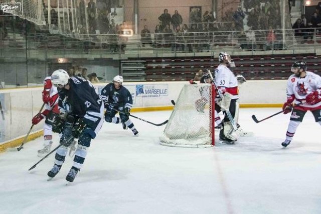 Photo hockey match Marseille - Briançon  le 10/03/2019
