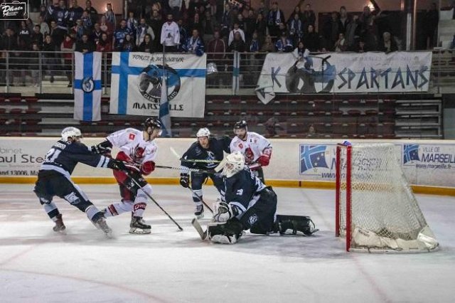 Photo hockey match Marseille - Briançon  le 10/03/2019