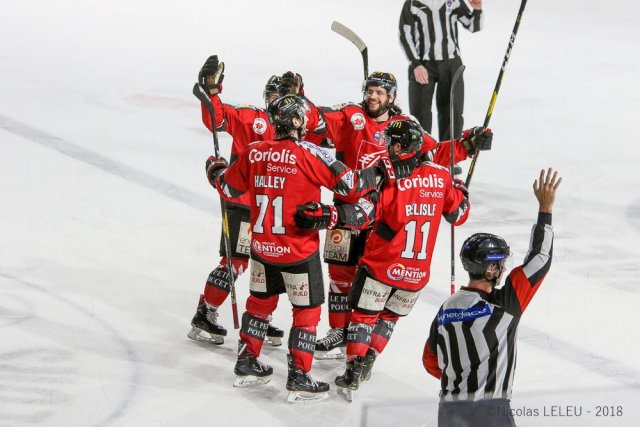 Photo hockey match Amiens  - Bordeaux le 12/03/2019
