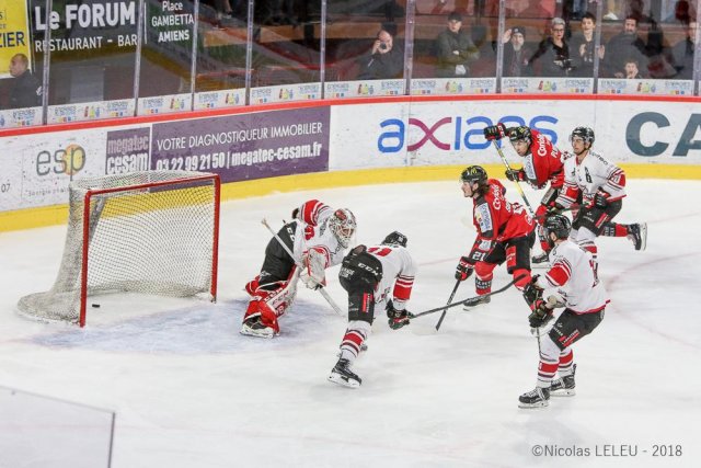 Photo hockey match Amiens  - Bordeaux le 12/03/2019