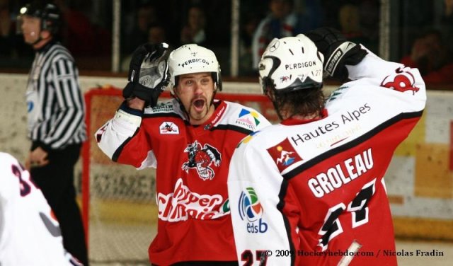 Photo hockey match Briançon  - Grenoble  le 24/03/2009