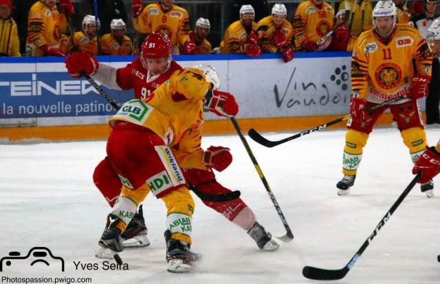 Photo hockey match Lausanne - Langnau le 14/03/2019