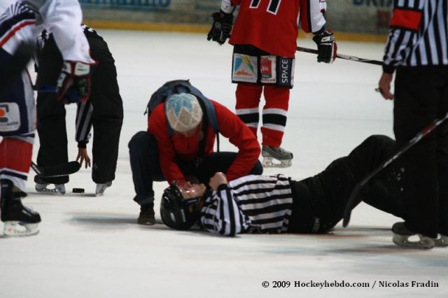Photo hockey match Briançon  - Grenoble  le 25/03/2009