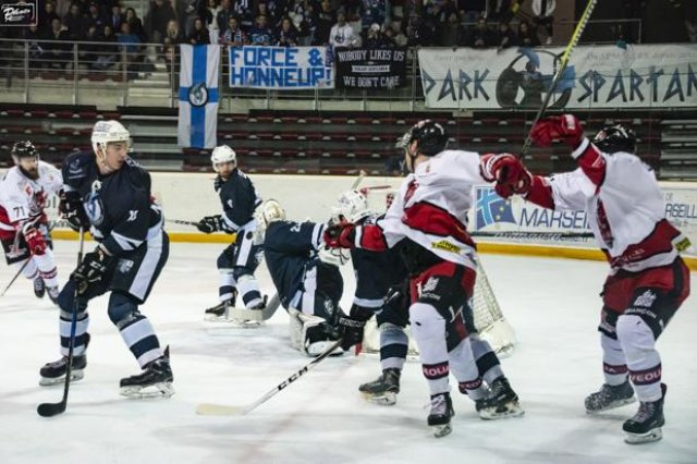 Photo hockey match Marseille - Briançon  le 17/03/2019