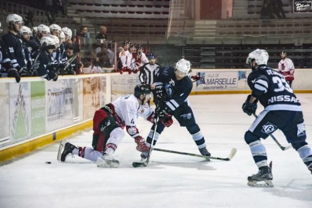 Photo hockey match Marseille - Briançon  le 17/03/2019