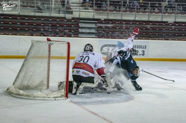Photo hockey match Marseille - Briançon  le 17/03/2019