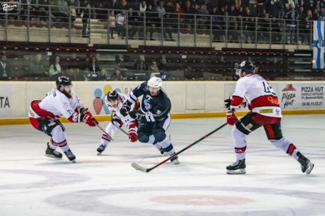 Photo hockey match Marseille - Briançon  le 17/03/2019