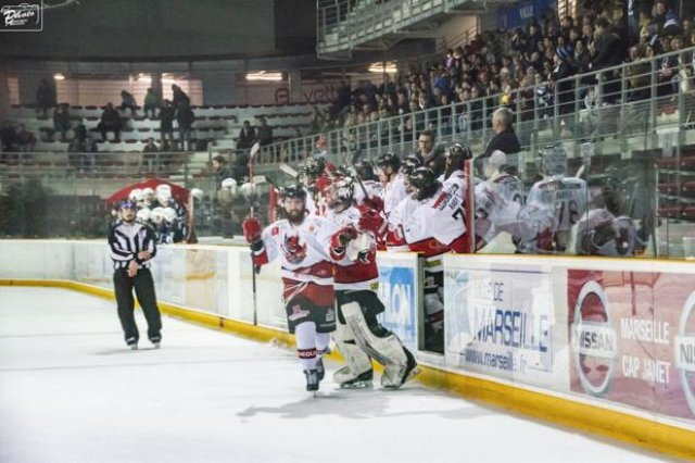 Photo hockey match Marseille - Briançon  le 17/03/2019