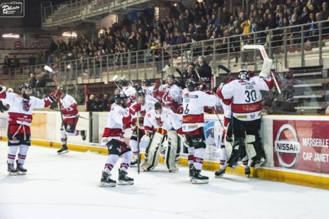 Photo hockey match Marseille - Briançon  le 17/03/2019