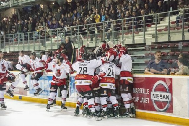 Photo hockey match Marseille - Briançon  le 17/03/2019