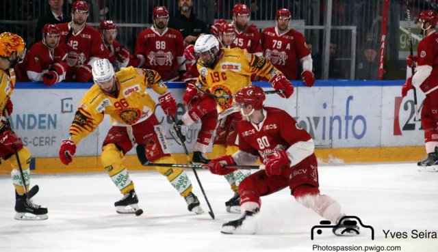 Photo hockey match Lausanne - Langnau le 19/03/2019