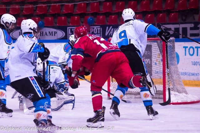 Photo hockey reportage 1/4 finale U20 - Grenoble vs Gap