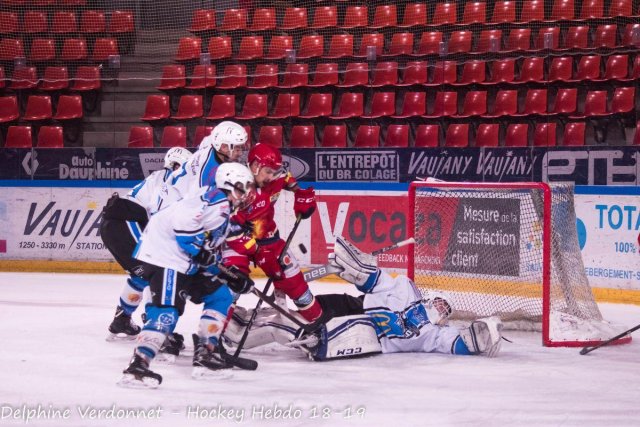 Photo hockey reportage 1/4 finale U20 - Grenoble vs Gap