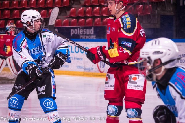 Photo hockey reportage 1/4 finale U20 - Grenoble vs Gap