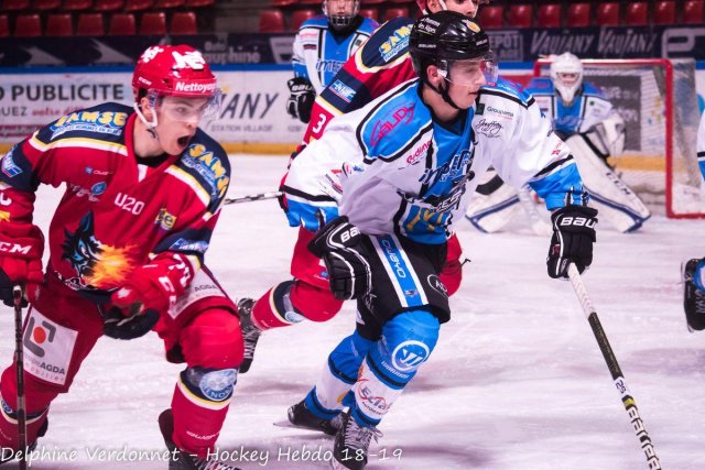 Photo hockey reportage 1/4 finale U20 - Grenoble vs Gap