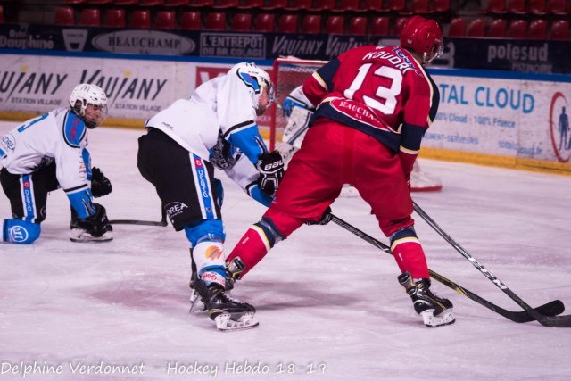 Photo hockey reportage 1/4 finale U20 - Grenoble vs Gap