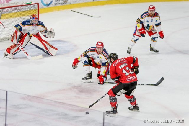 Photo hockey match Amiens  - Grenoble  le 19/03/2019