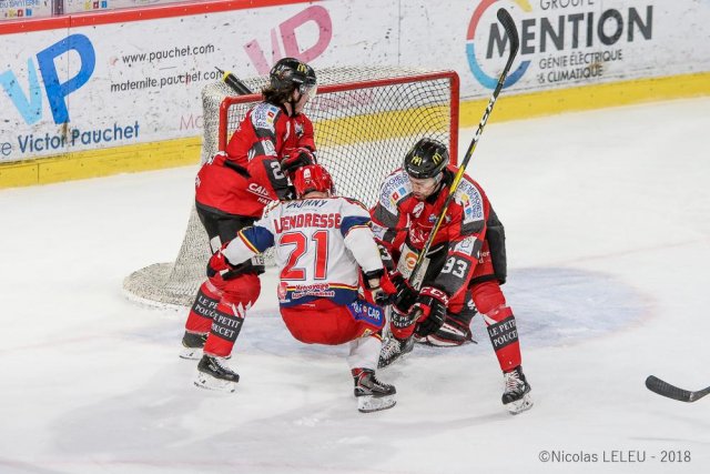 Photo hockey match Amiens  - Grenoble  le 19/03/2019
