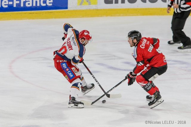 Photo hockey match Amiens  - Grenoble  le 19/03/2019