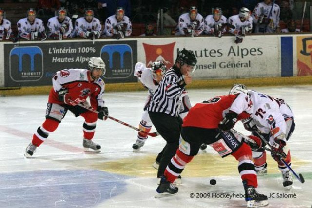 Photo hockey match Briançon  - Grenoble  le 25/03/2009